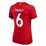 Günstige Fußballtrikots Liverpool 2023-24 Thiago 6 Frauens Heimtrikot Kurzarm